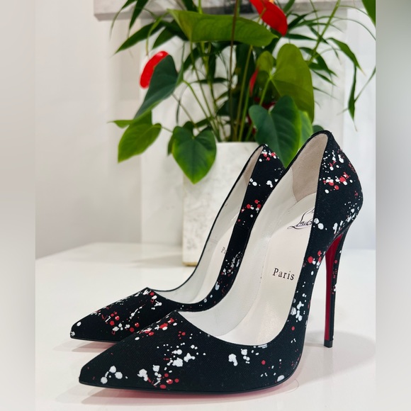 Christian Louboutin Shoes - Christian Louboutin Black and Red Heels
